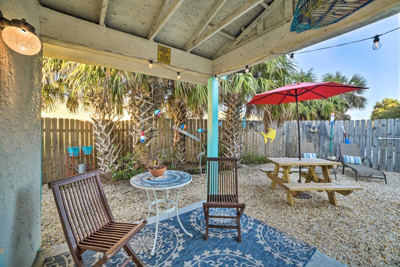 Pcb Studio With Private Patio Steps To Beach! Panama City Beach Dış mekan fotoğraf